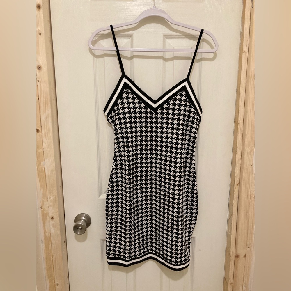 Black and white dress